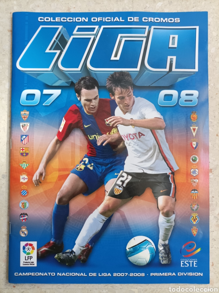 Collectionnisme sportif: Album cromos de f&uacute;tbol 2007/08 colecciones este panini.