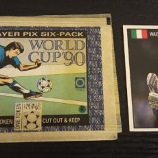 Coleccionismo deportivo: -WORLD CUP 90 : 22 WALTER ZENGA ( ITALIA ) + SOBRE VACIO . CARD SPAIN