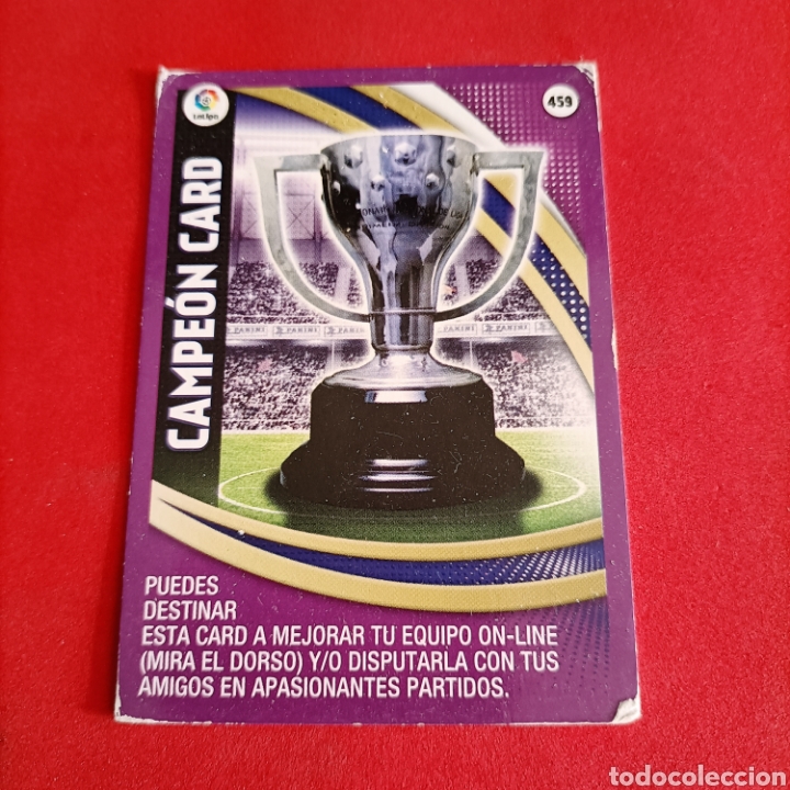 Colecionismo desportivo: (60.20) ADRENALYN LIGA 2015-2016 CAMPE&Oacute;N CARD. N&deg;459
