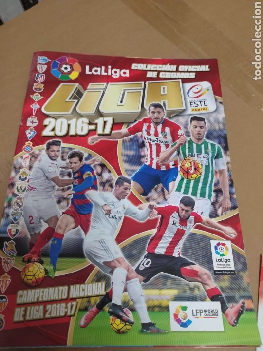 Colecionismo desportivo: &Aacute;LBUM VACIO - LIGA ESTE 2016-2017