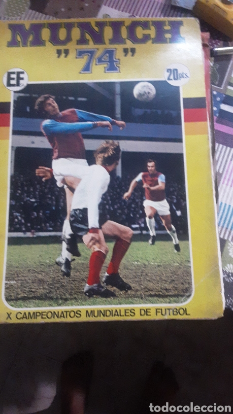 Colecionismo desportivo: &Aacute;lbum de cromos Munich 74 S&oacute;lo falta 1 cromo