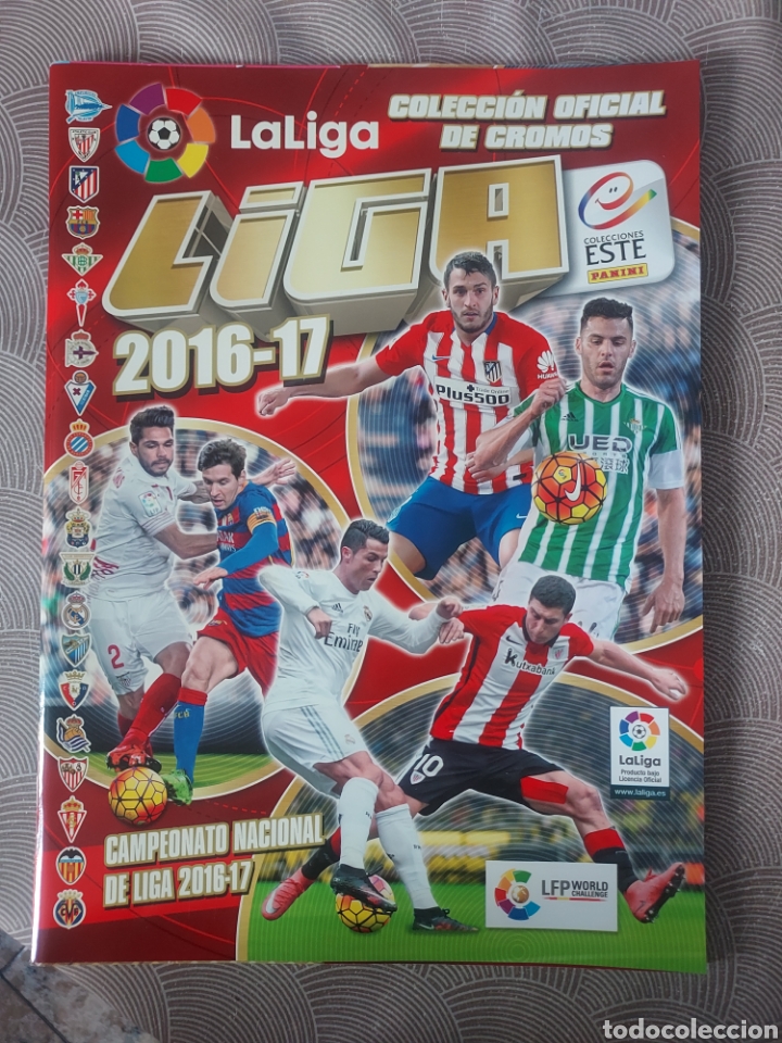 Colecionismo desportivo: ALBUM PLANCHA 2016 2017 CON LOS 6 CROMOS DE REGALO EN PERFECTO ESTADO (CPG)