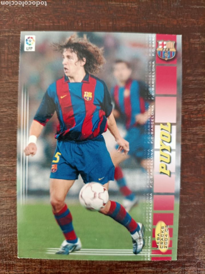 Colecionismo desportivo: Cromo Card Puyol megacracks liga 2004 2005 04 05