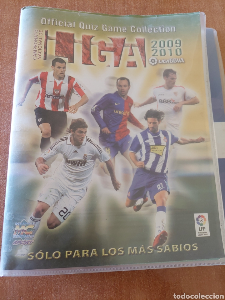 Collezionismo sportivo: &Aacute;lbum cromos tarjetas futbol liga 2009 2010