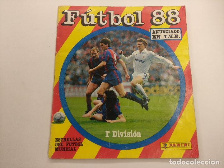 Collezionismo sportivo: FUTBOL 88/ALBUM DE CROMOS PANINI INCOMPLETO.
