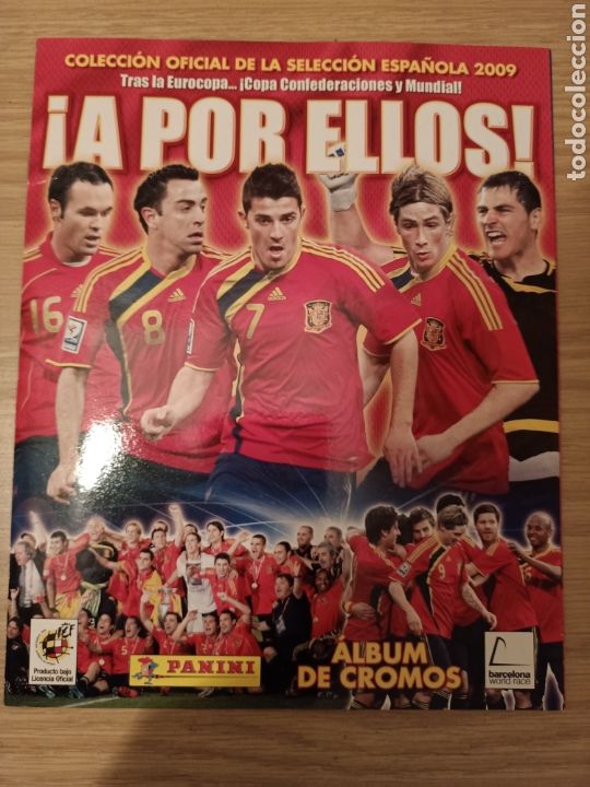Collectionnisme sportif: &iexcl;A POR ELLOS! &Aacute;lbum plancha (vac&iacute;o) Panini. Copa confederaciones 2009