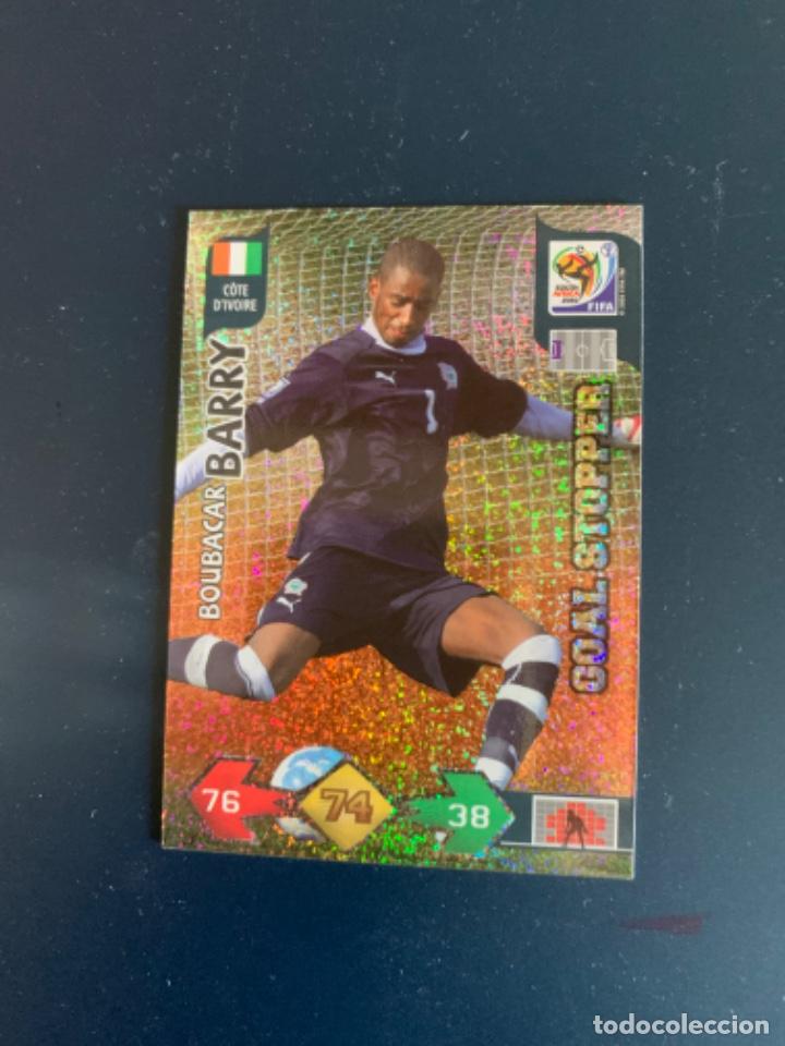 Collectionnisme sportif: Adrenalyn xl mundial south &Aacute;frica 2010 goal stopper barry (Costa de marfil)