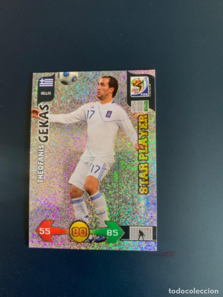 Coleccionismo deportivo: Adrenalyn xl mundial south &Aacute;frica 2010 star player gekas (Grecia)