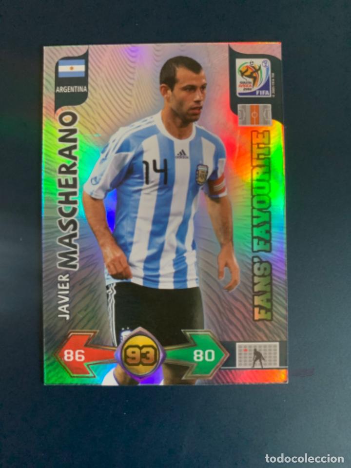 Sports collectibles: Adrenalyn xl mundial south &Aacute;frica 2010 fans favourite mascherano (argentina)