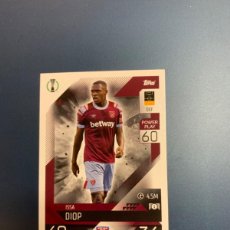 Coleccionismo deportivo: 55. DIOP (WEST HAM) MATCH ATTAX TOPPS CHAMPIONS 22-23. Lote 364901641