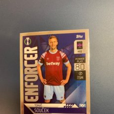 Coleccionismo deportivo: 57. SOUCEK (WEST HAM) ENFORCER MATCH ATTAX TOPPS CHAMPIONS 22-23. Lote 364902691