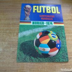 Coleccionismo deportivo: ALBUM DE CROMOS VACIO FUTBOL CAMPEONATOS MUNDIALES MUNICH 1974 EDITORIAL RUIZ ROMERO. Lote 366296161