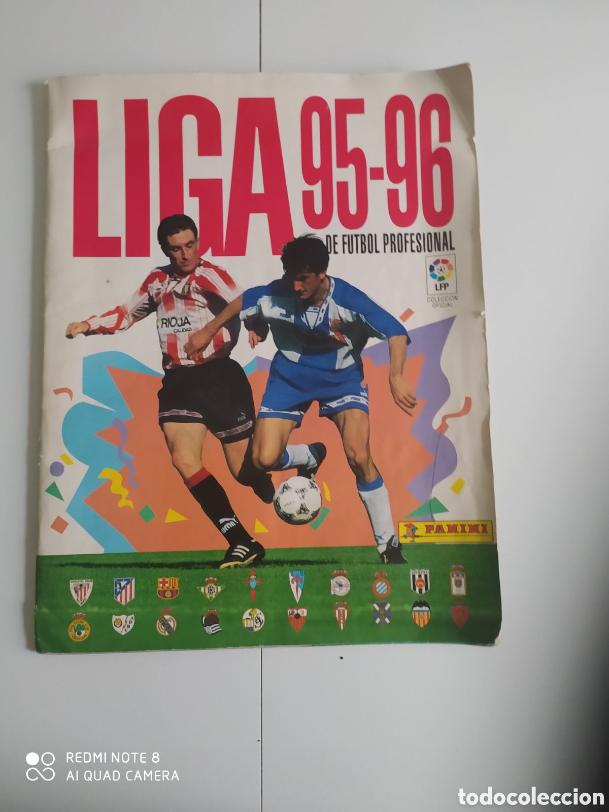 Collectionnisme sportif: Album Liga 95-96 con 286 cromos