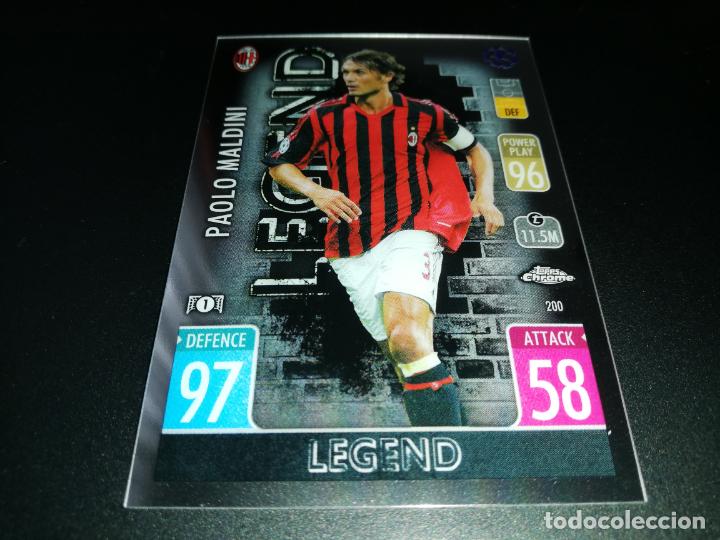 Carte Topps Total Football 24/25 – Paolo Maldini Olympus /50 Bleu Parallèle – AC Milan