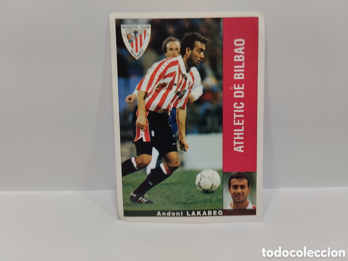 Collezionismo sportivo: CROMO FUTBOL LiGA 95\96 ANDONI LAKABERG ATHLETICO DE BILBAO
