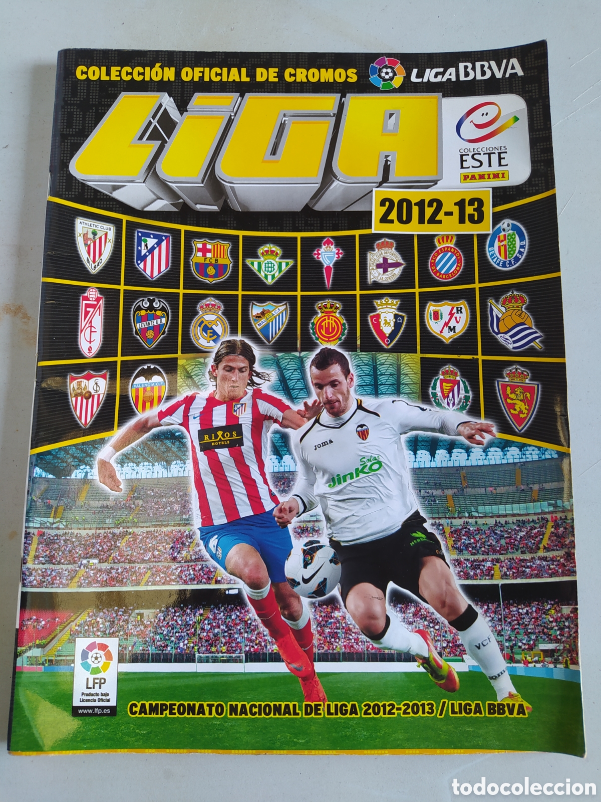 Sports collectibles: 2012 2013 ALBUM INCOMPLETO LIGA EDICIONES ESTE.
