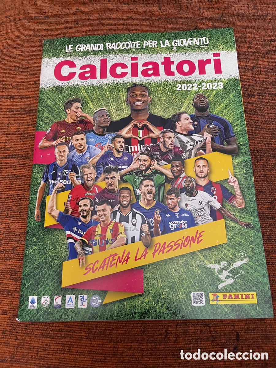 Colecionismo desportivo: &Aacute;lbum Panini Calciatori Liga italianas 2022/23 Calcio Serie A cromos Stickers
