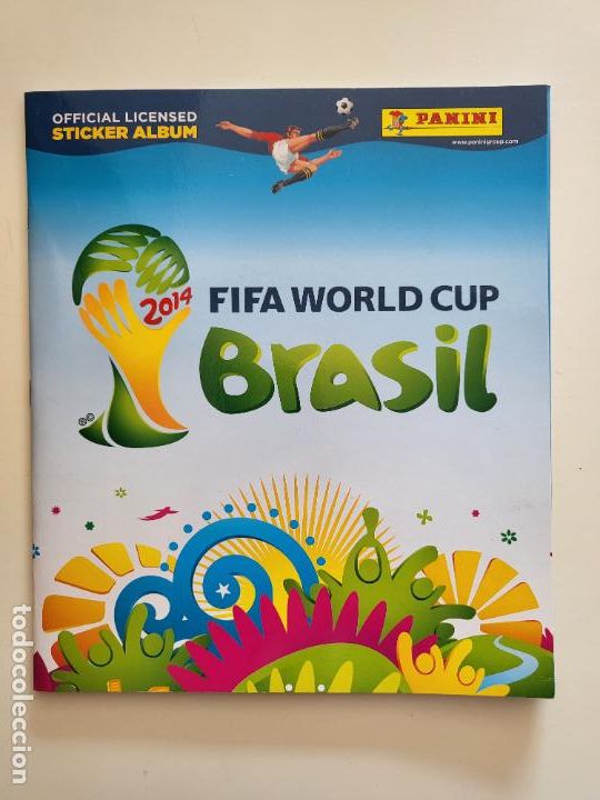 Collectionnisme sportif: ALBUM PLANCHA PANINI MUNDIAL BRASIL 2014 CON 6 CROMOS SIN PEGAR