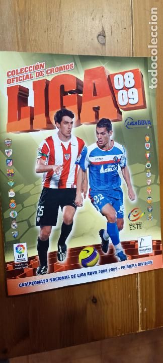 Sports collectibles: ALBUM DE LA LIGA 08 09 EDICIONES ESTE CON MUCHOS CROMOS Y EN BUEN ESTADO