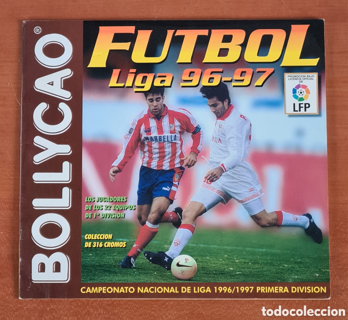 Colecionismo desportivo: &Aacute;lbum F&uacute;tbol Liga 96-97 Promoci&oacute;n Bollycao - Contiene 204 Cromos