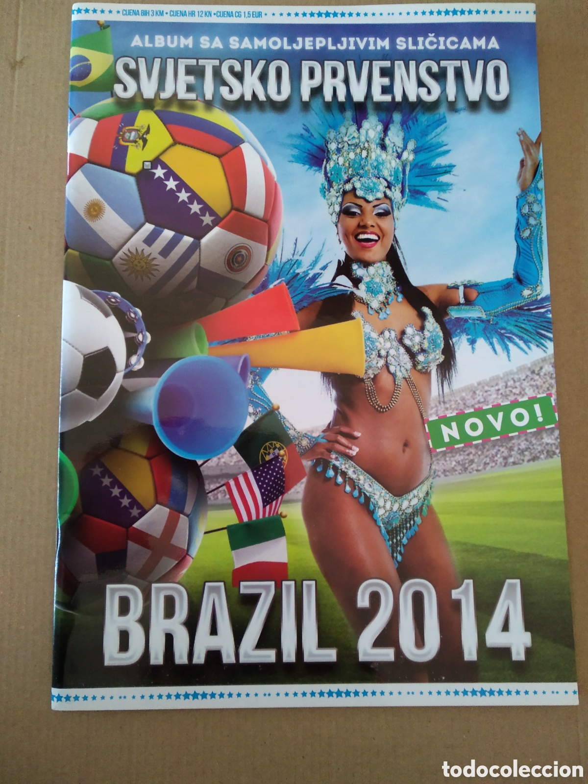 Colecionismo desportivo: &Aacute;LBUM VACIO CROMO STICKER MUNDIAL 2014 WORLD CUP COPA MUNDO BRASIL RAFO DZEKO