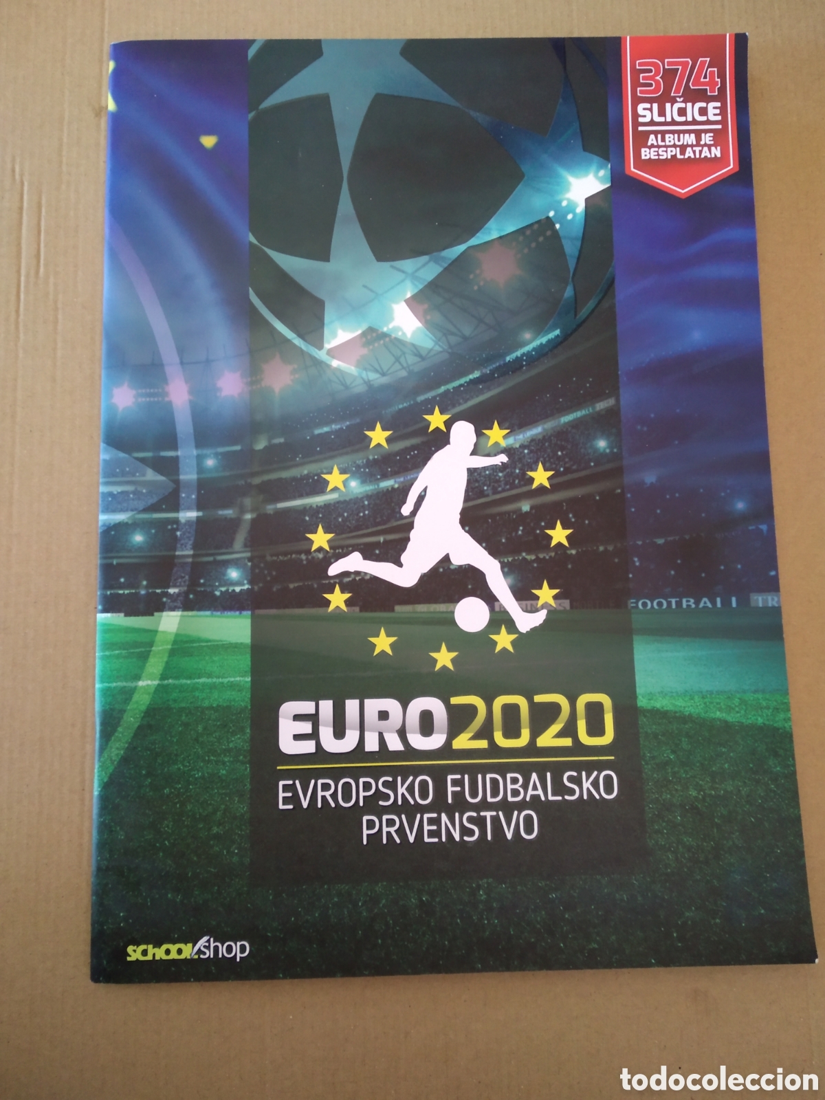 Colecionismo desportivo: ALBUM VACIO CROMO STICKER FUTBOL EURO 2020 SCHOOL SHOP EUROCOPA