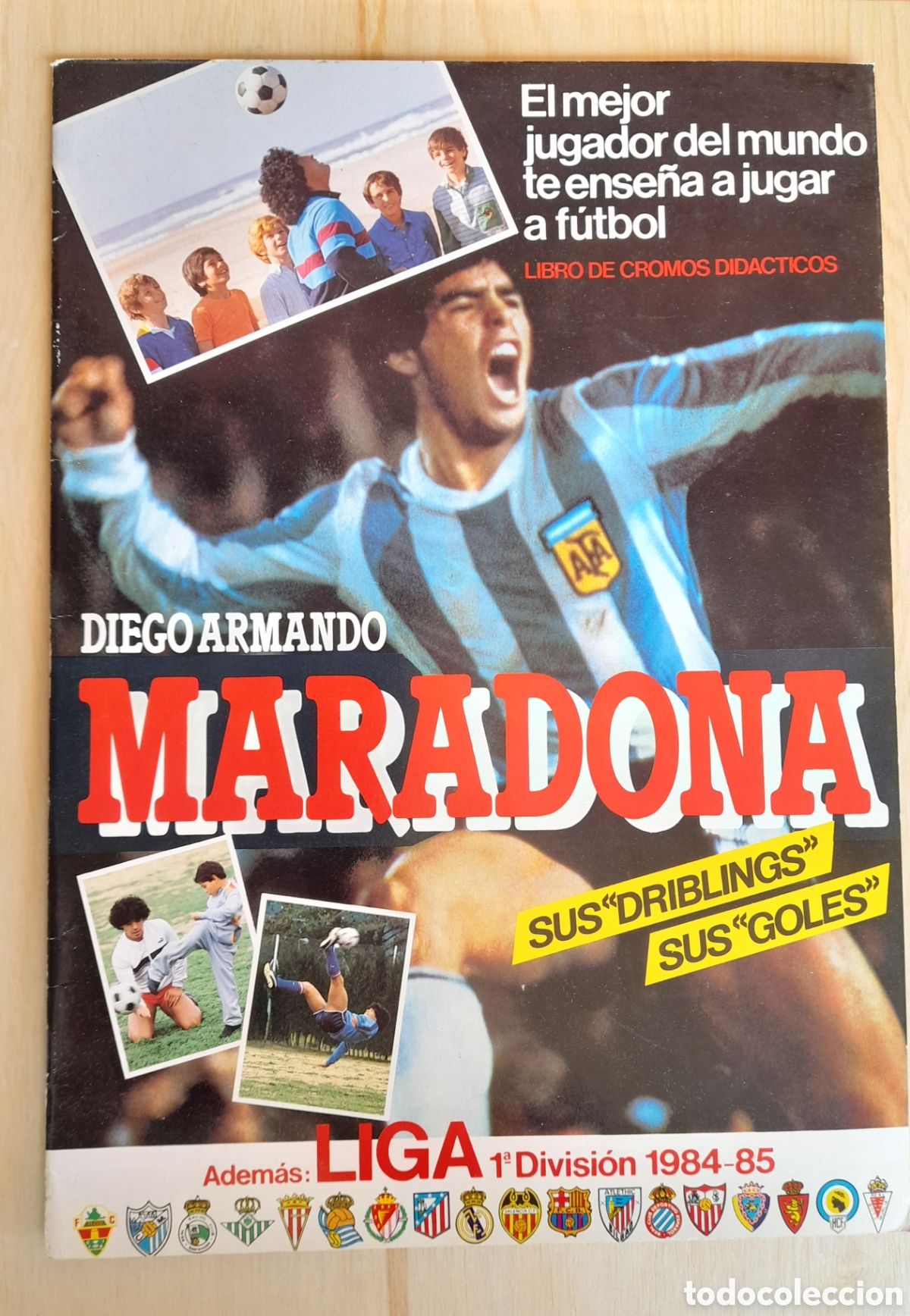 Collezionismo sportivo: ALBUM MARADONA VACIO 84 85 NUEVO