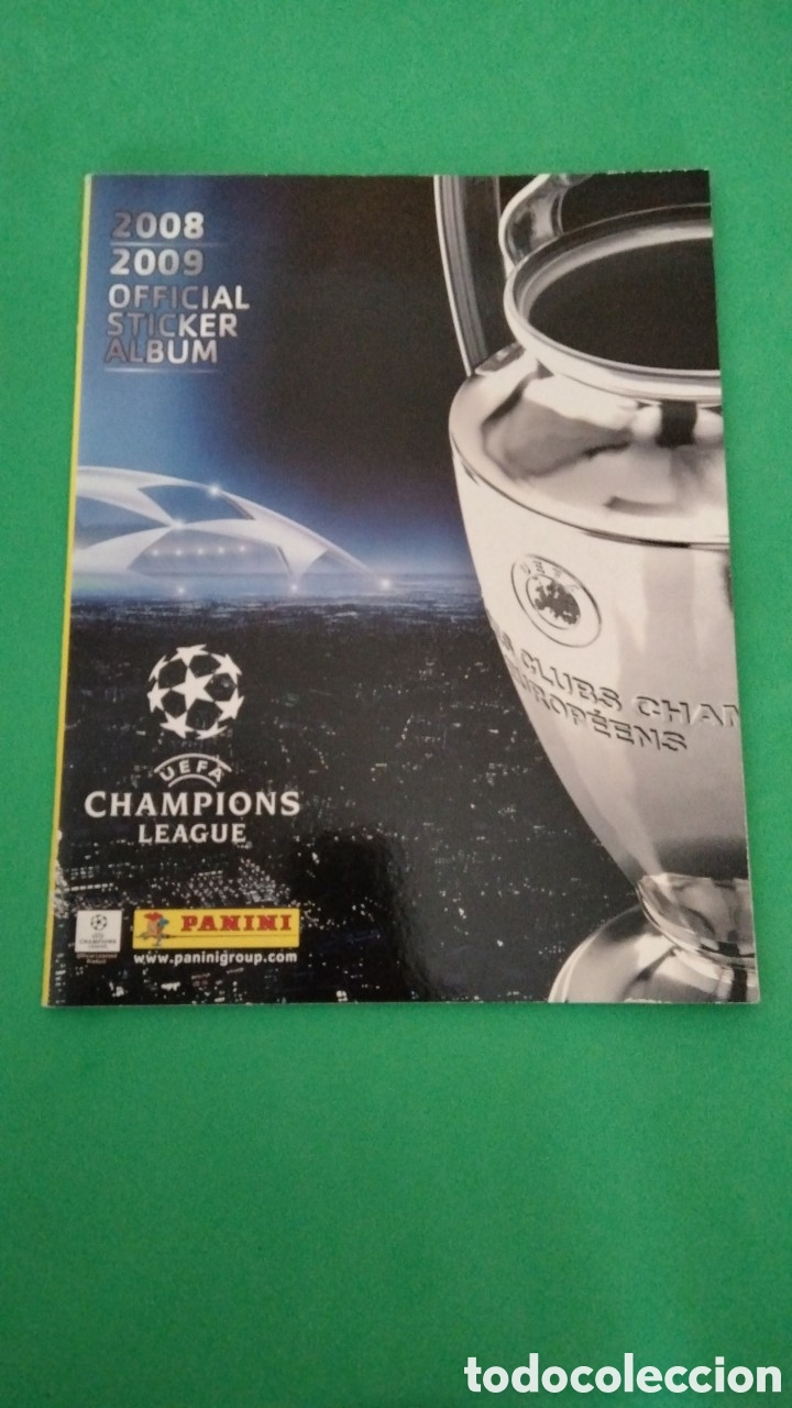 Collezionismo sportivo: ALBUM PLANCHA CHAMPIONS LEAGE 2008 2009 OFICIAL STICKER ALBUM NUEVO EN PERFECTO ESTADO UNIFICO ENVIO