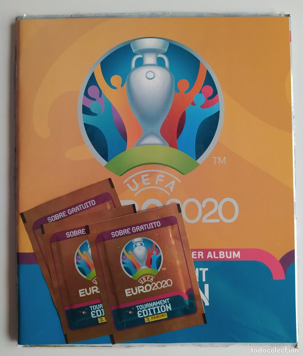 Colecionismo desportivo: &Aacute;lbum plancha UEFA 2020 Tournament Edition stickers Eurocopa Panini