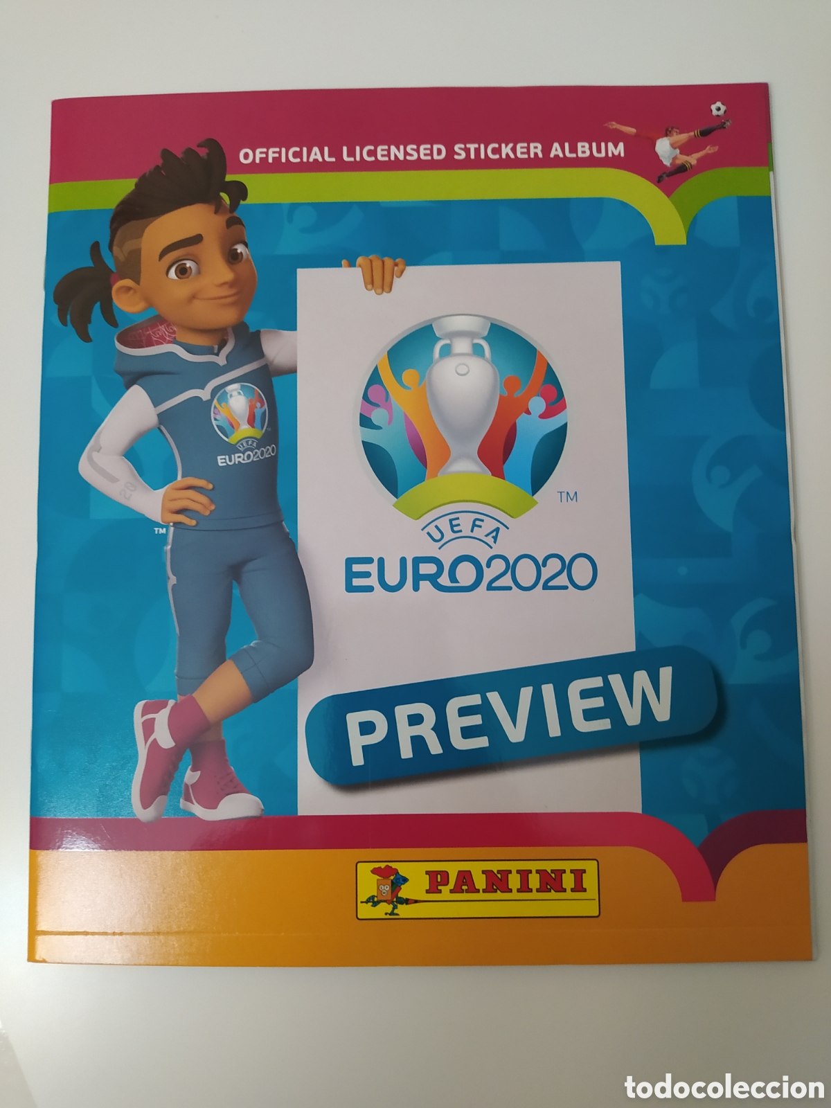 Colecionismo desportivo: &Aacute;lbum plancha UEFA 2020 Preview Edition stickers Eurocopa Panini