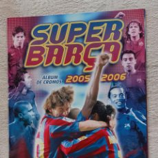 Coleccionismo deportivo: SUPER BARÇA 2005 2006 - PANINI - ALBUM CON 64 CROMOS ( INCLUYE 6 DE MESSI )