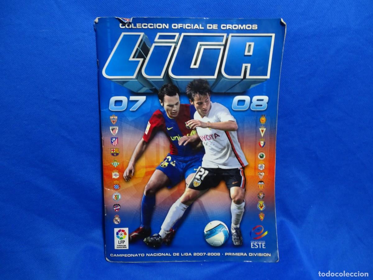 Coleccionismo deportivo: ALBUM CROMOS ESTE LIGA 07-08. CASI COMPLETO. VER FOTOS.