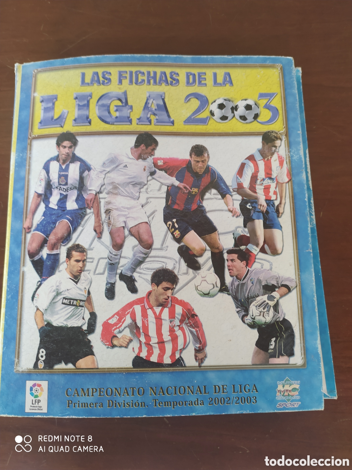 Colecionismo desportivo: Album Las Fichas de la Liga 2003 + 198 cromos