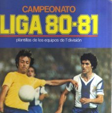 Collezionismo sportivo: CAMPEONATO LIGA 80-81