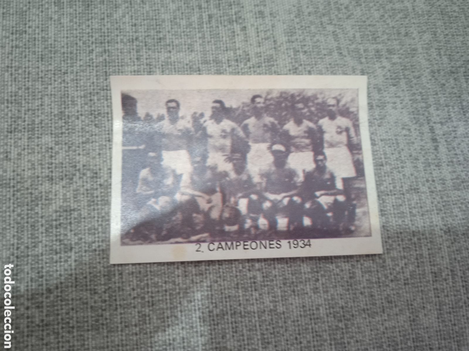Coleccionismo deportivo: ED. VENLICO - MUNDIAL ESPA&Ntilde;A 82 ( N&ordm; 2 CAMPEONES 1934 ITALIA ) DESPEGADO