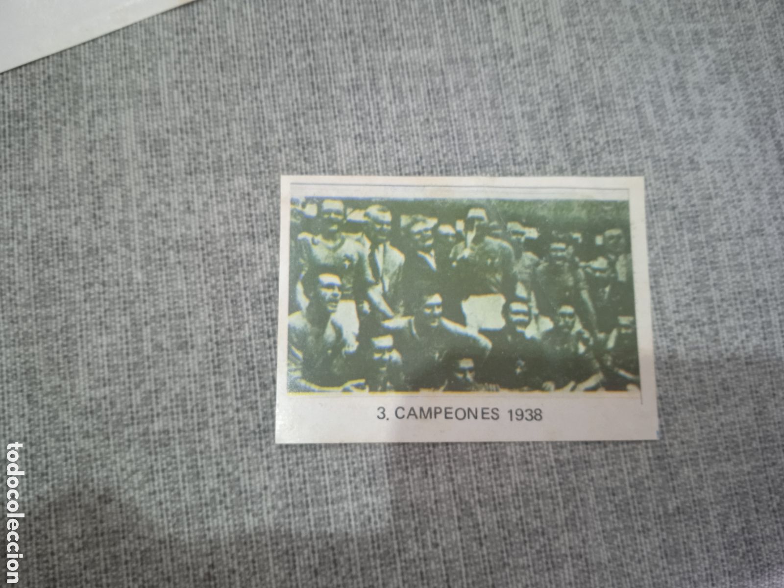 Coleccionismo deportivo: ED. VENLICO - MUNDIAL ESPA&Ntilde;A 82 ( N&ordm; 3 CAMPEONES 1938 ITALIA ) DESPEGADO