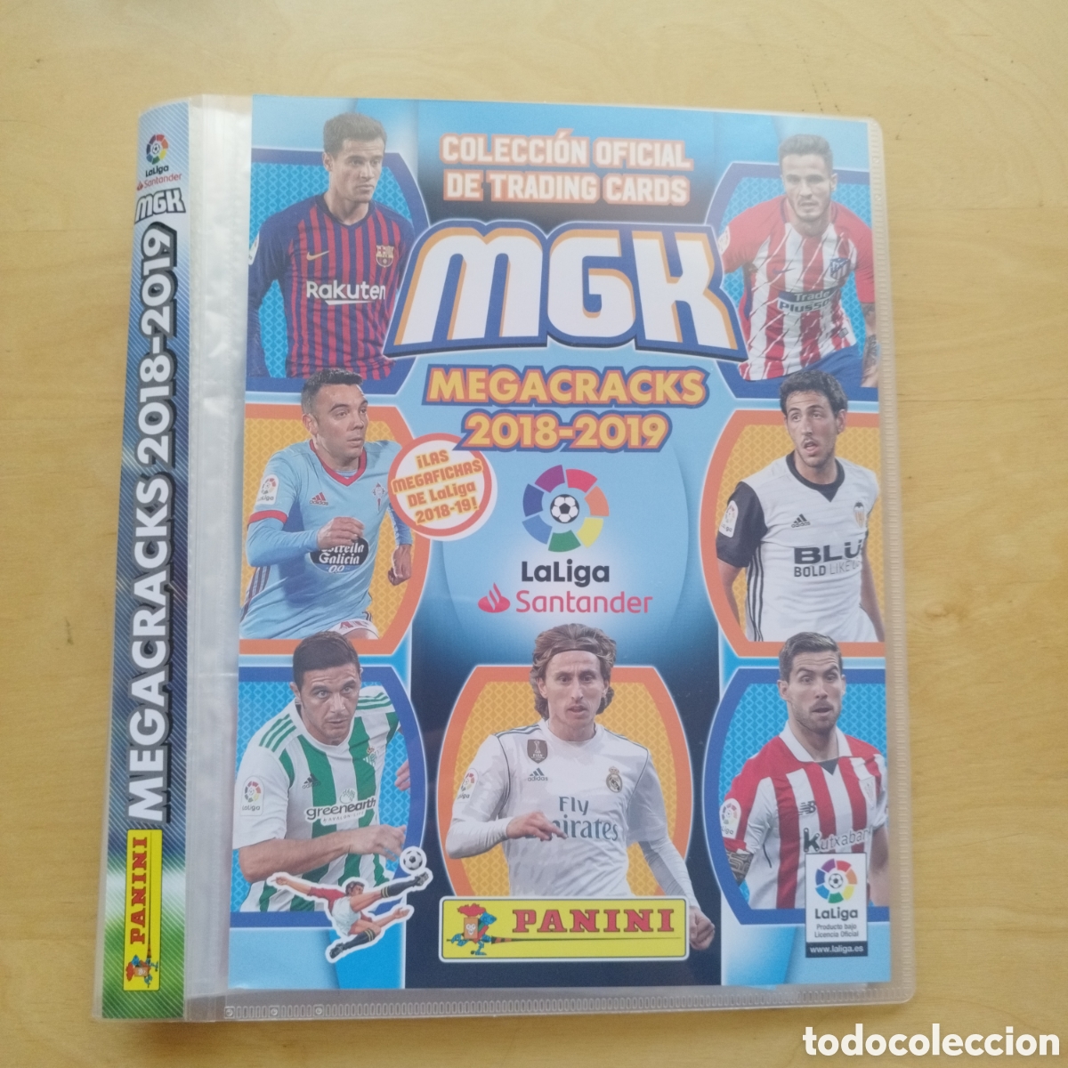 Colecionismo desportivo: MEGACRACKS MGK 2018 2019 &Aacute;LBUM ARCHIVADOR VACIO EN BUEN ESTADO GENERAL CON CHECK LIST, LEER DESCRIPC
