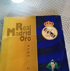 Coleccionismo deportivo: ÁLBUM DE CROMOS REAL MADRID ORO