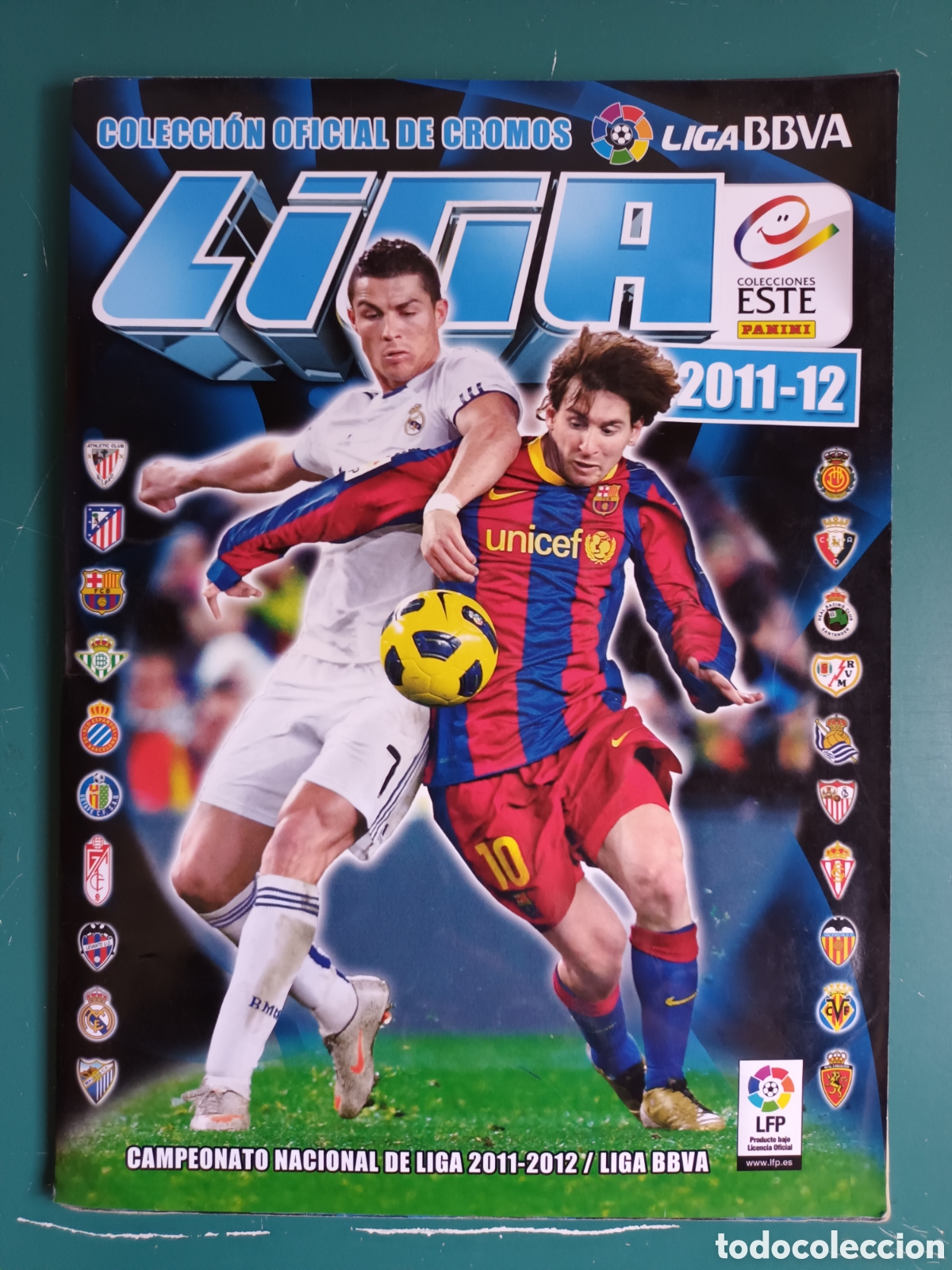 Collectionnisme sportif: Album Liga BBVA Este 2011 - 2012 faltan pocos cromos para estar completo