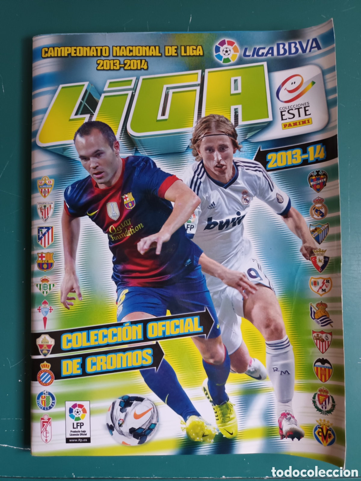Collectionnisme sportif: Album Liga BBVA Este 2013 - 2014 Casi completo