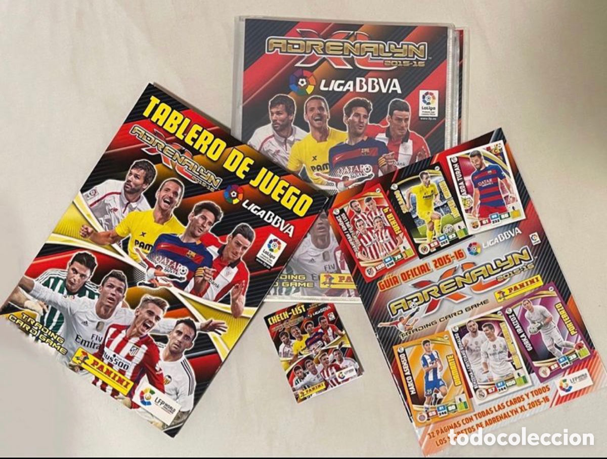 Sports collectibles: album vacio Adrenalyn XL 2015 2016