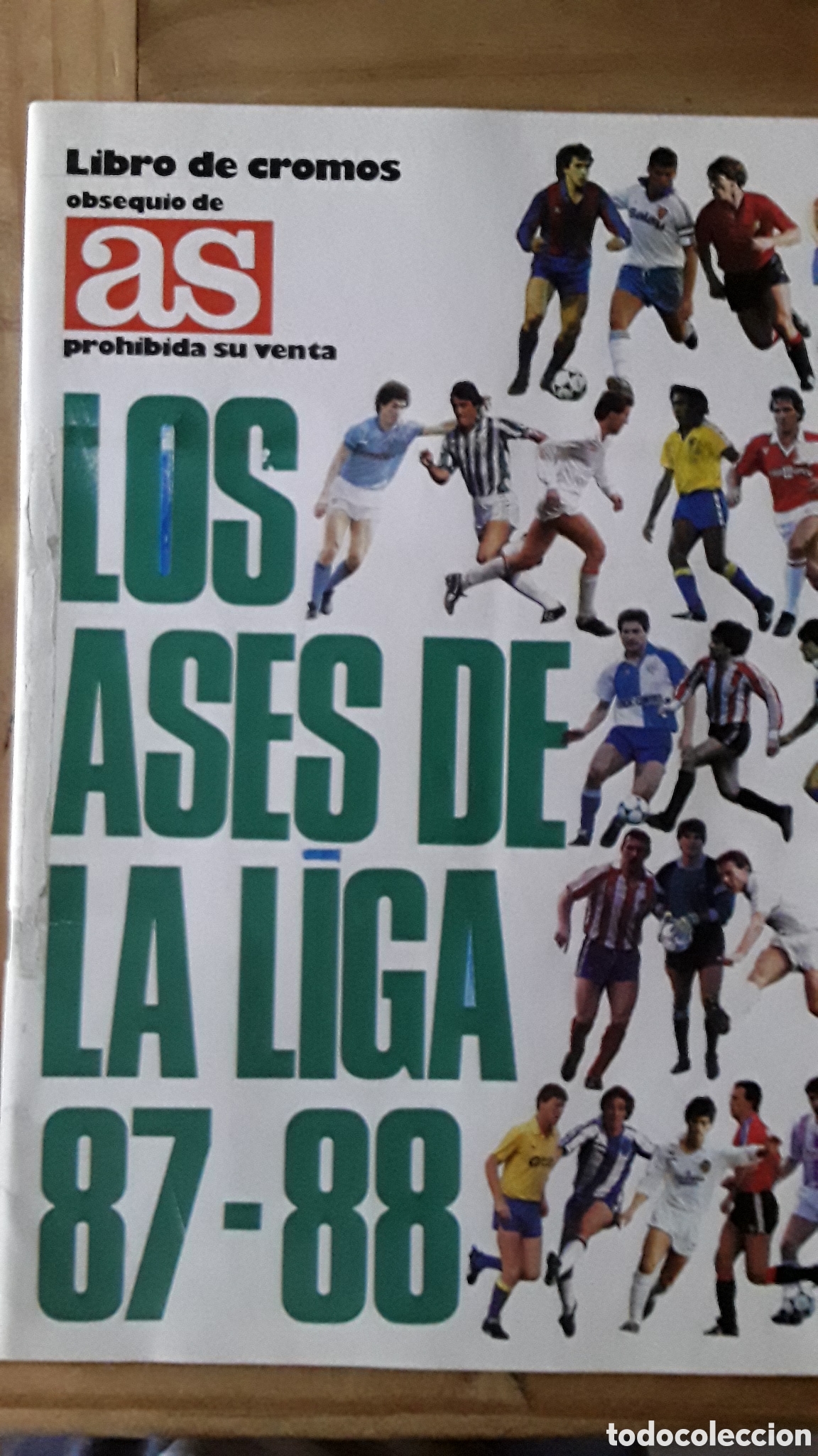 Sports collectibles: LOS ASES DE LA LIGA 87-88. ALBUM DE CROMOS.
