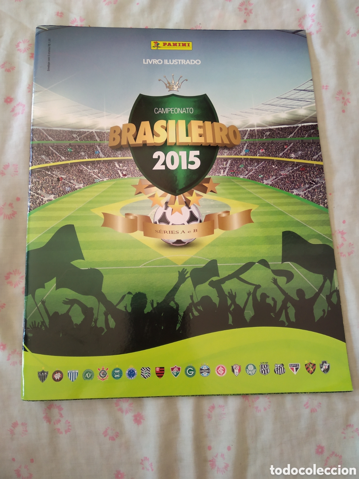 Sports collectibles: &Aacute;LBUM VACIO CROMO FIGURINHA PANINI LIGA BRASIL FUTBOL BRASILEIRO 2015 SERIE A Y B