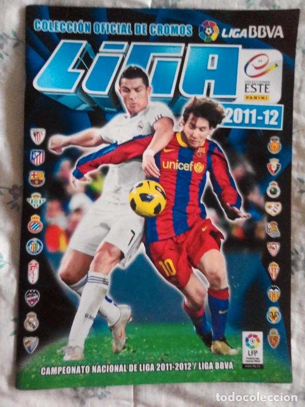 Coleccionismo deportivo: &Aacute;lbum f&uacute;lbol campeonato nacional liga 2011-2012 + 10 cromos sin pegar