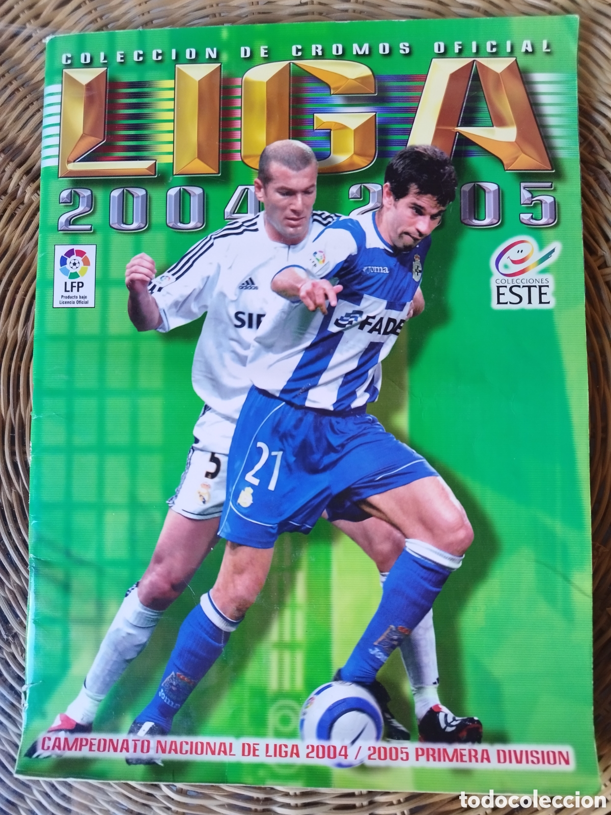 Colecionismo desportivo: Album cromos futbol Liga 2004-2005.ESTE.