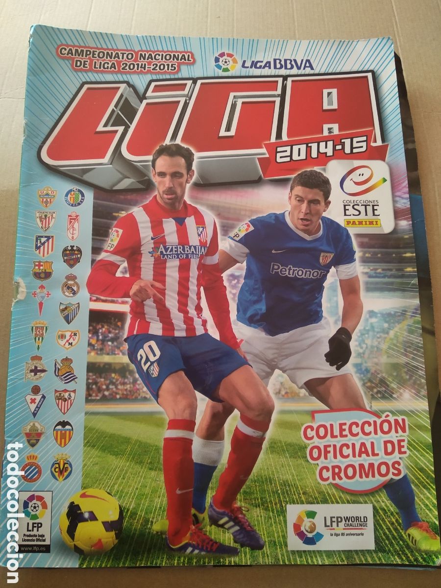 Sports collectibles: &Aacute;LBUM VACIO CROMO FUTBOL LIGA PANINI 2014-2015 EDICIONES ESTE 14-15