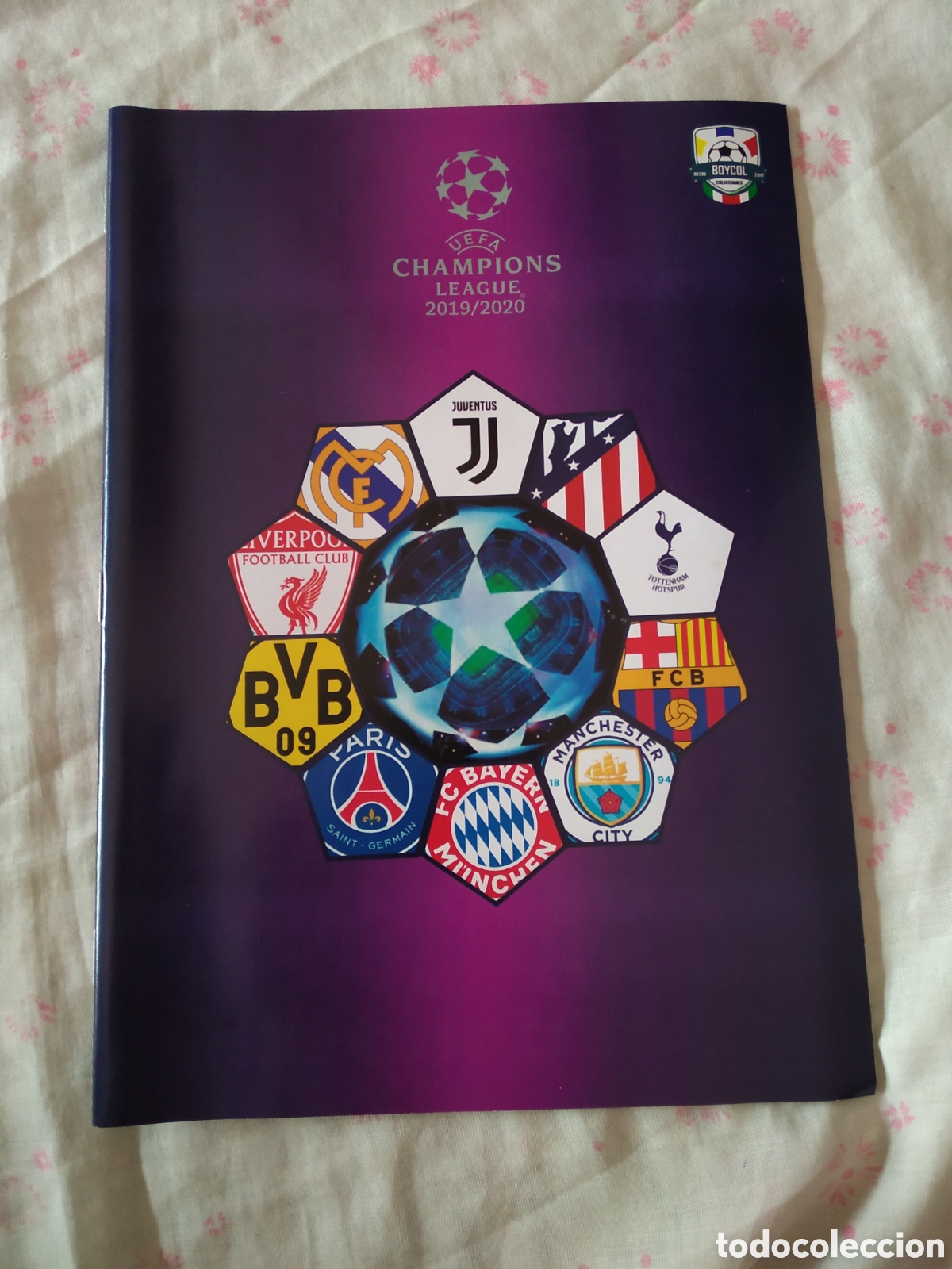 Collezionismo sportivo: ALBUM VACIO CROMO STICKER FUTBOL 19-20 CHAMPIONS LEAGUE 2019-2020 BOYCOL COLECCIONES COLOMBIA