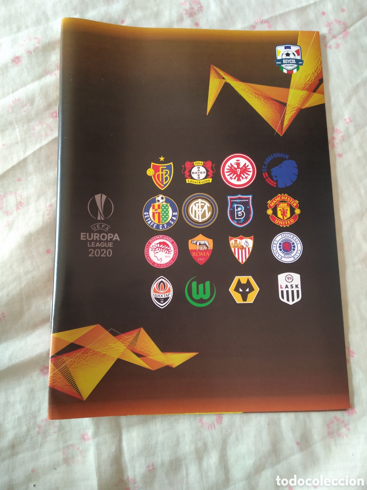 Collezionismo sportivo: ALBUM VACIO CROMO STICKER FUTBOL 19-20 EUROPA LEAGUE 2019-2020 BOYCOL COLECCIONES COLOMBIA