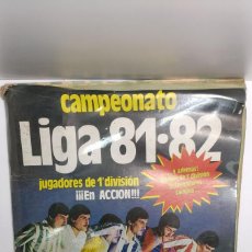 Coleccionismo deportivo: ALBUM CROMOS LIGA 81 / 82 EDICIONES ESTE 352 CROMOS Y MUCHOS DOBLES EN SU CASILLA