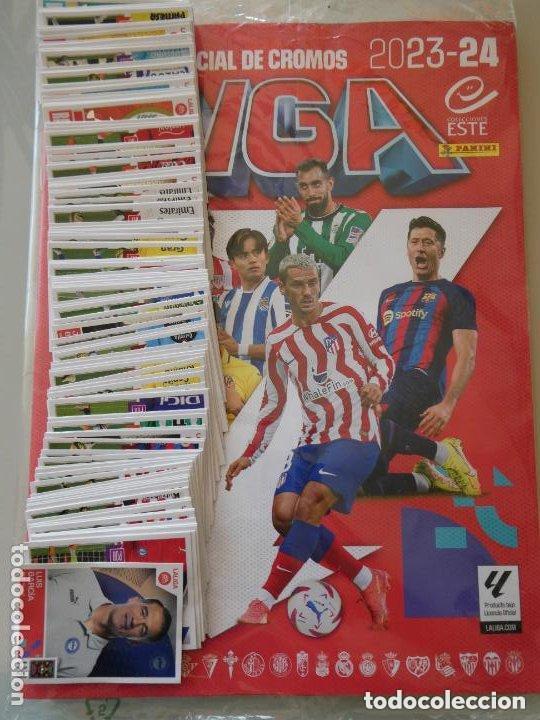 Coleccionismo deportivo: &Aacute;LBUM DE CROMOS DE F&Uacute;TBOL PLANCHA + 470 CROMOS DISTINTOS. LIGA EA SPORTS PANINI 2023 2024. 700GR